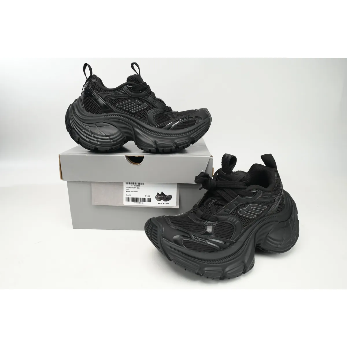 Balenciaga 10XL Sneaker Black 784342 W2MV2 1010 - Image 4