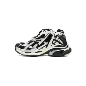 Balenciaga Runner White And Black Characters 677402 W3RBQ 9010