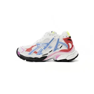 Balenciaga Runner White Blue Red 677402 W3RB6 9645
