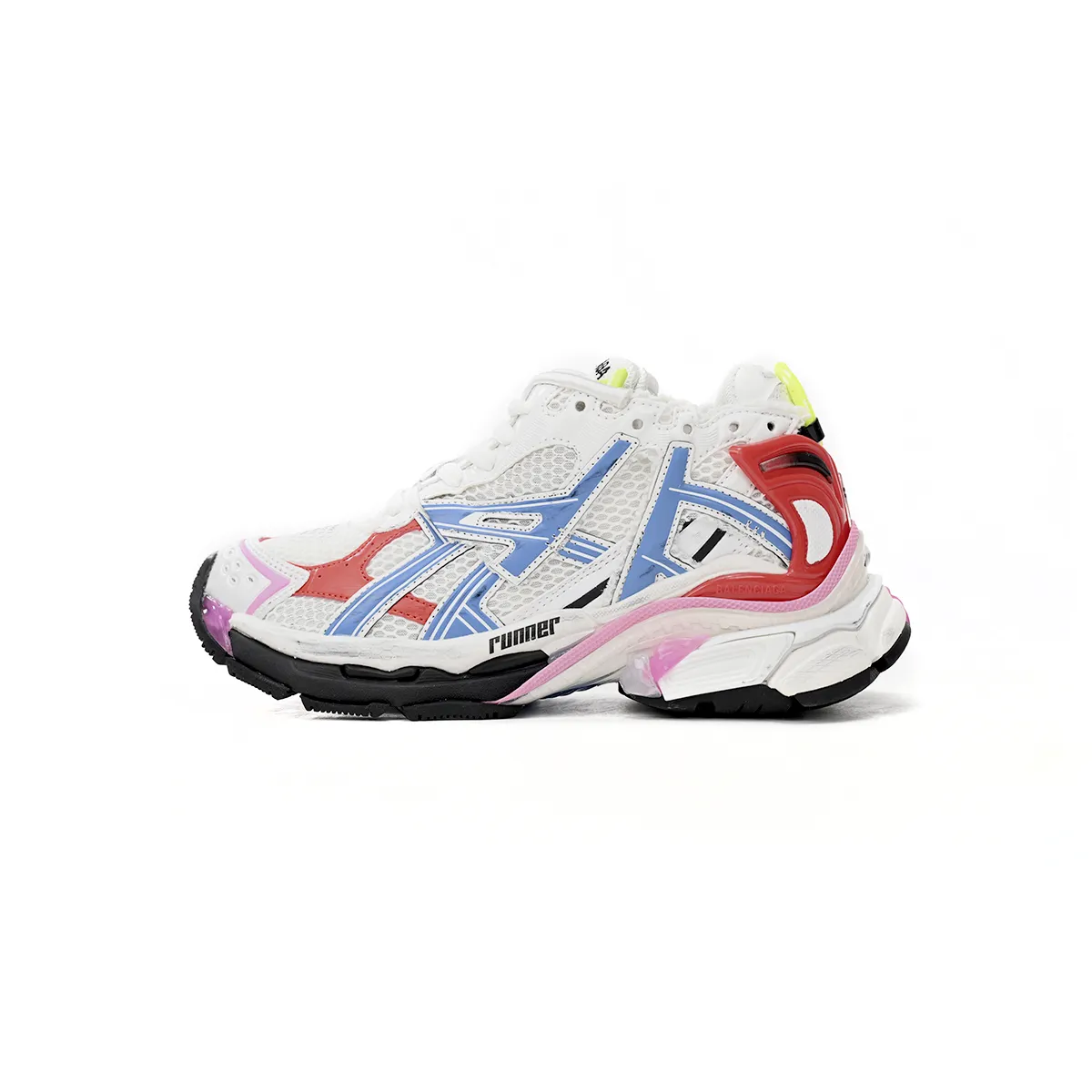 Balenciaga Runner White Blue Red 677402 W3RB6 9645