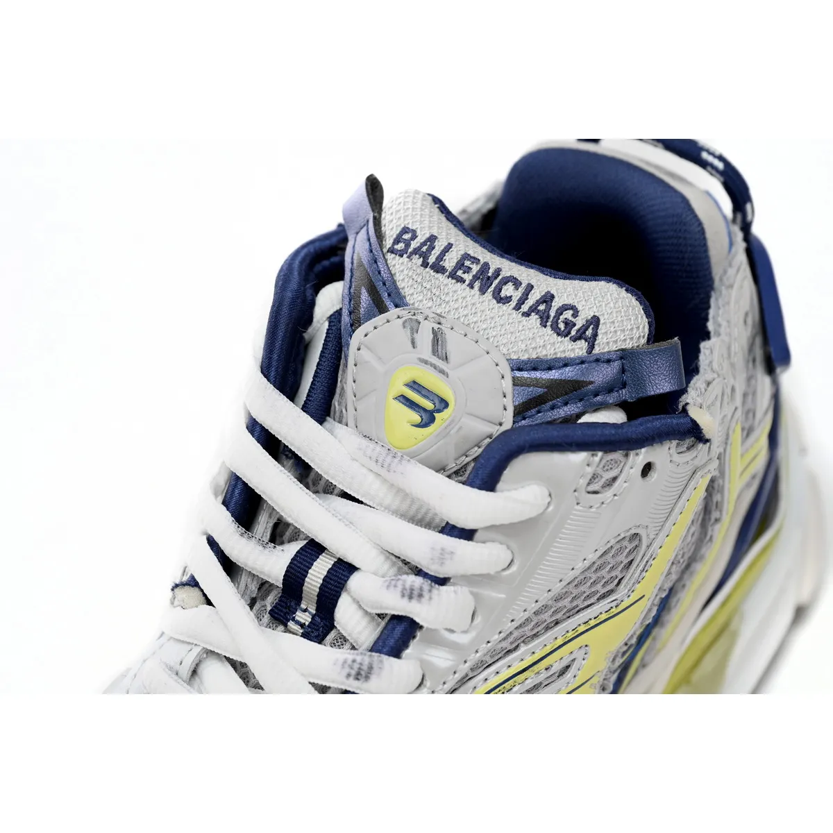 Balenciaga Runner Bai Huang Lan 677402 W3RB5 9174 - Image 4